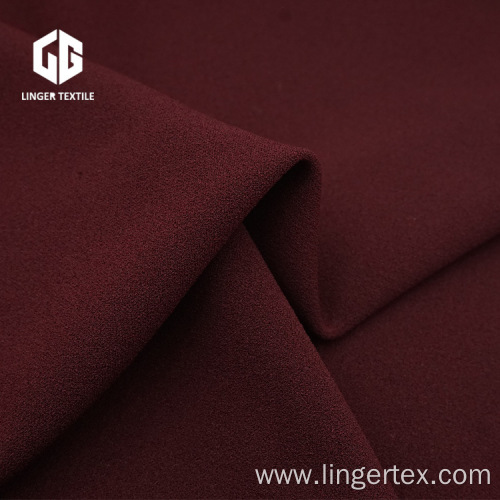 Twisted 100D Polyester Spandex Knit Crepe Fabric